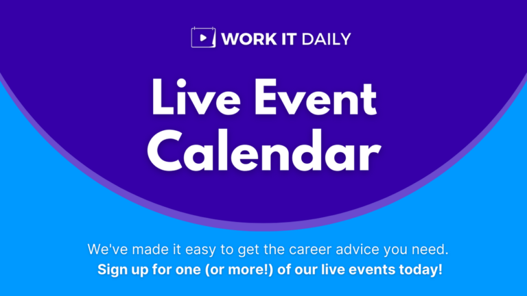 Work It Daily’s Career Events