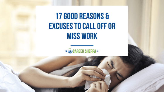 is nausea a good reason to call out of work