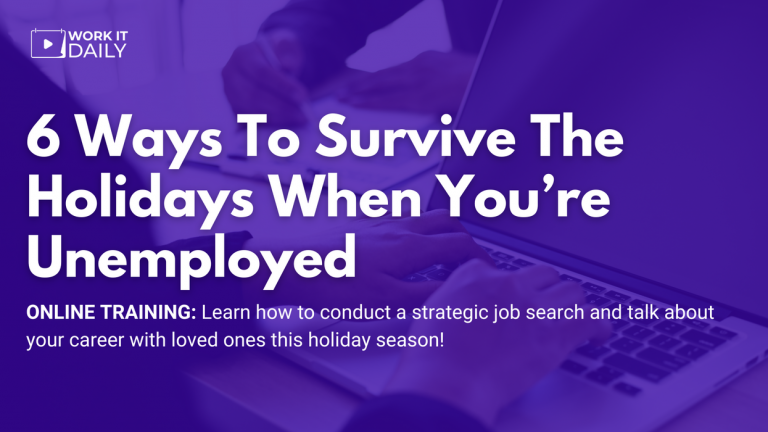 6 Ways To Survive The Holidays When Youâre Unemployed