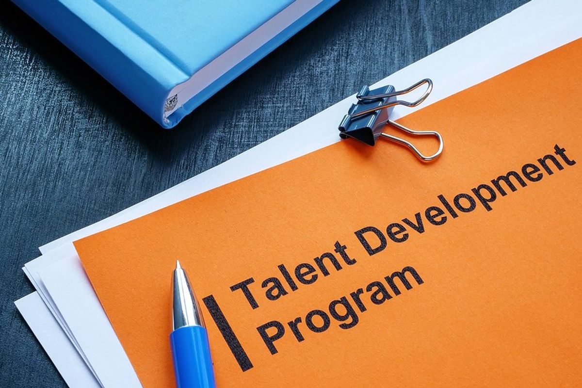 Talent development program concept